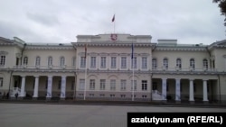 Lithuania - The presidential palace in Vilnius, 7Oct2013.