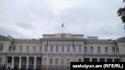 Lithuania - The presidential palace in Vilnius, 7Oct2013.