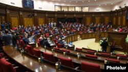 Armenia - A session of the National Assembly in Yerevan, 28Sep2016.