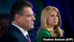 Kandidati: Zuzana Caputova i Maroš Šefčovič