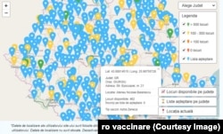 Un centru de vaccinare din orașul Giurgiu are peste 400 de locuri libere