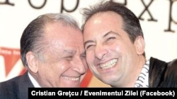 Fostul președinte Ion Iliescu și sosia lui, Cristi Grețcu, la prima întâlnire directă, de la finalul anilor '90.
