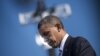 U.S. -- US President Barack Obama pauses for a moment of silence during a memorial service at the Pentagon in Washington, DC, 11Sep2012