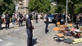  Serbia, Belgrade--Police action to break up protest blockades in Belgrade, June 30 2025 