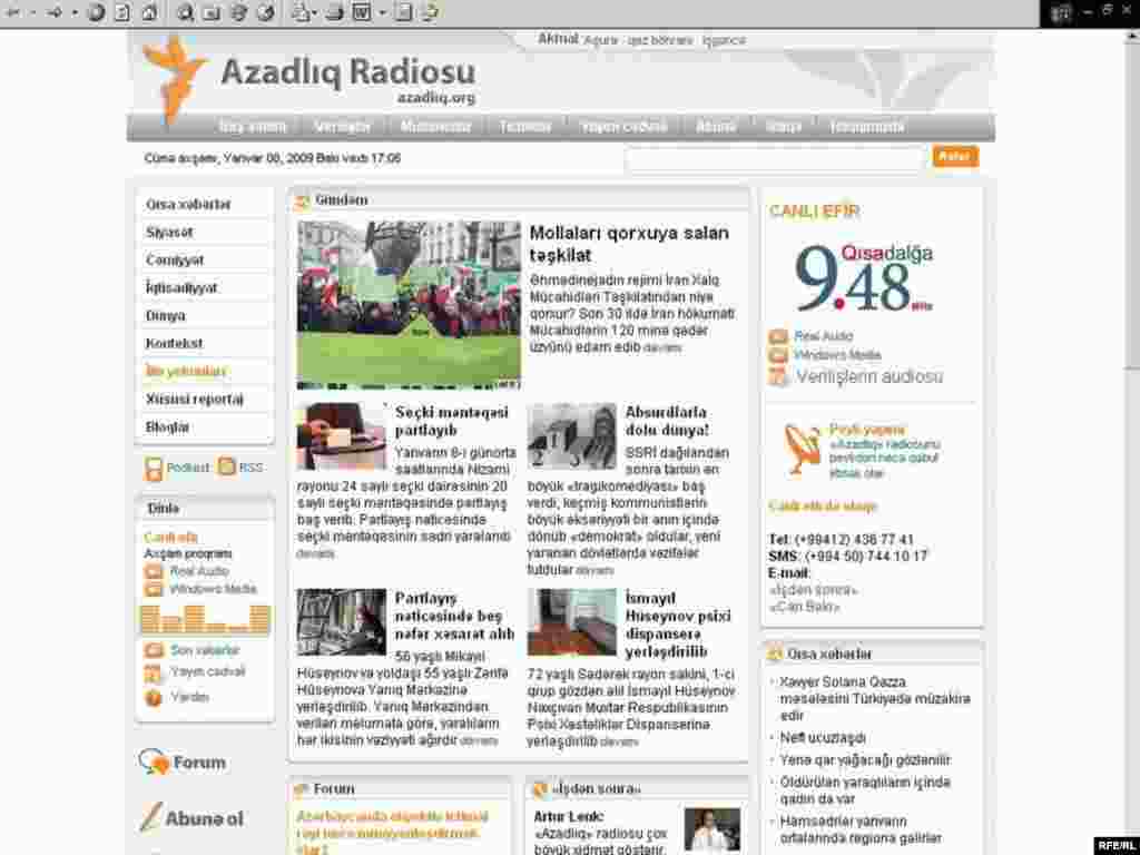 «Azadlıq» radiosunu internetdə necə dinləməli #36