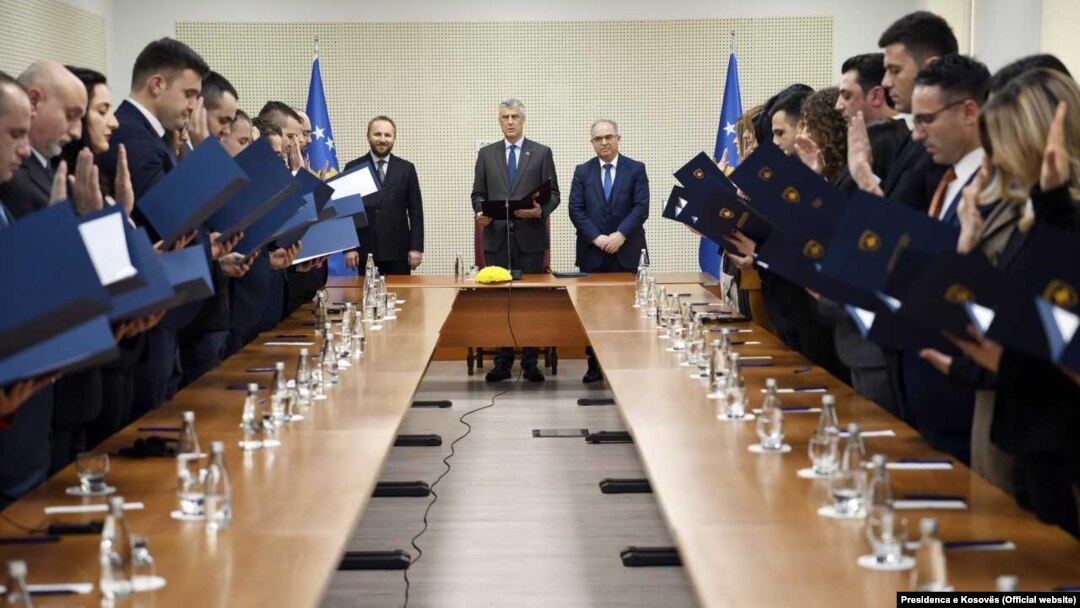 Nove sudije položile zakletvu pred predsednikom Kosova Hašimom Tačijem
