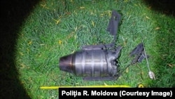 Fragmente din drona depistată în apropierea localității Brănești, raionul Orhei, prezintă elemente specifice tipului „Gheran”, cu motor turboreactiv.