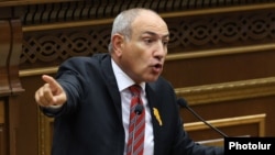 Armenia - Prime Minister Nikol Pashinian speaks in the Armenian parliament, June 17, 2026.