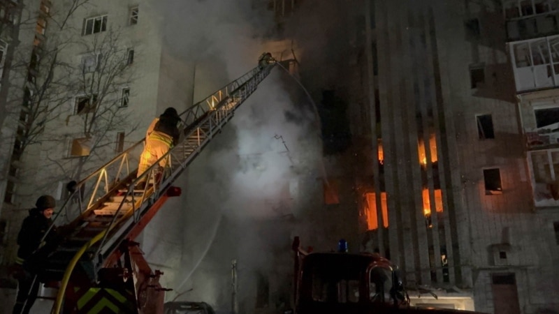 უკრაინაში ისევ მსხვერპლი, ნგრევა და ხანძრები მოჰყვა რუსული დრონებით შეტევას