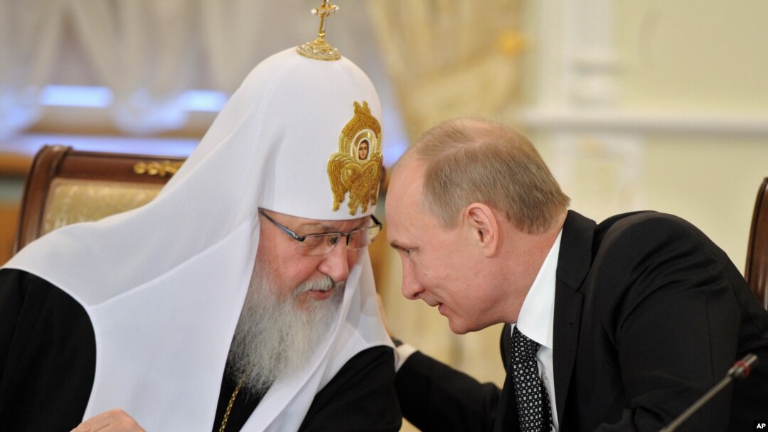 Патриарх Кирилл и Владимир Путин