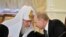 Vladimir Putin și patriarhul Kirill, 8 februarie 2012