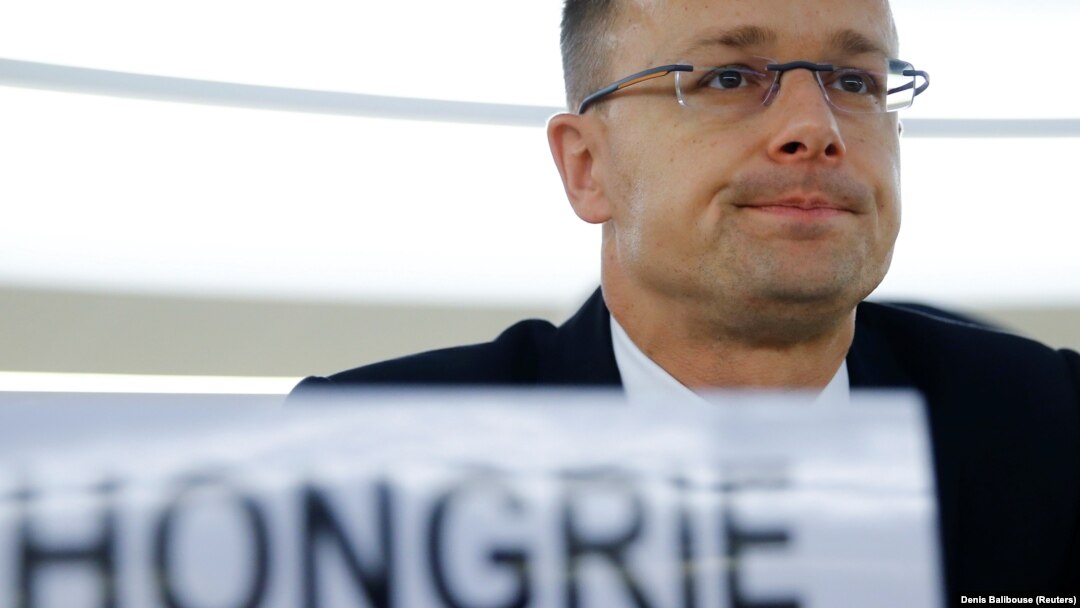  Peter Szijjarto, ministrul de externe al Ungariei