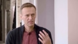 GERMABY -- Russian opposition politician Aleksei Navalny speaks during an interview with prominent Russian YouTube blogger Yury Dud, in Berlin, n this still image taken from a handout video released October 6, 2020