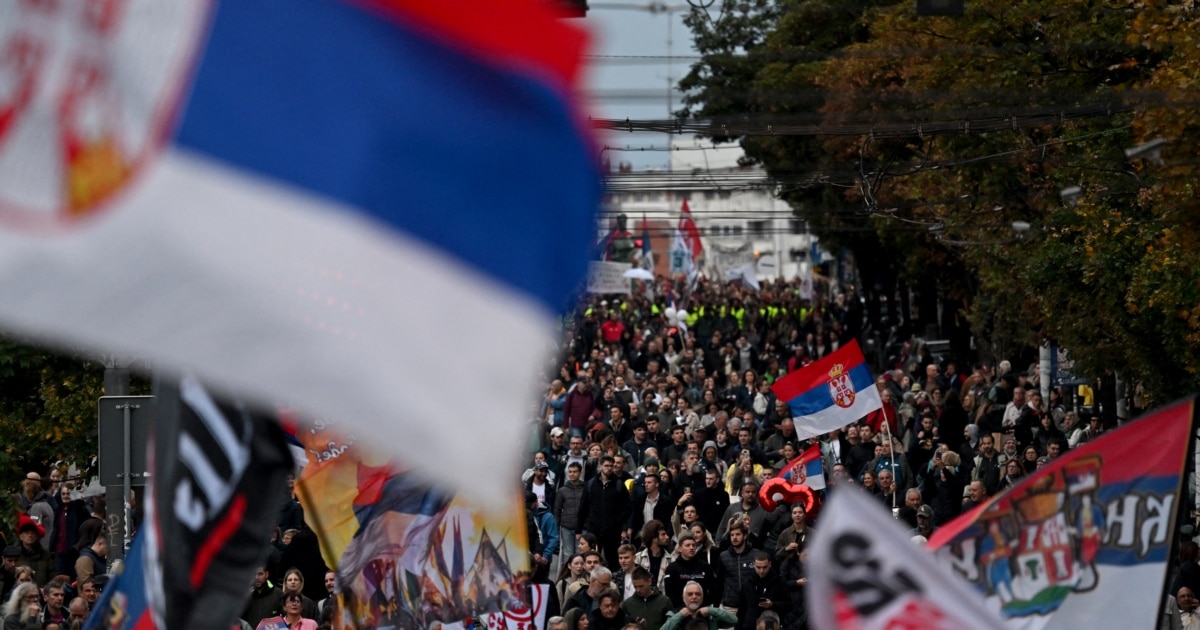 ბელგრადში ოპოზიციის დემონსტრაცია და მთავრობის მომხრე ძალების შეხვედრა გაიმართა საპარლამენტო არჩევნების წინ