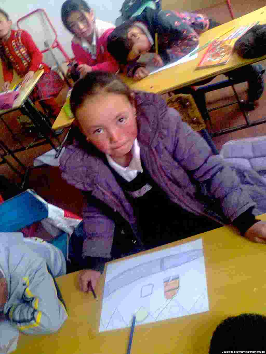 Students of a local boarding school, Bash-Gumboz village