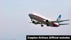 Iran -- A Caspian Airlines Boeing 737,undated. There two Boeing 737 owned by Ukrainian Khors airlines which is leased by Iranian Caspian Airlines.