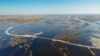 Belarus - Flood in Homiel region, the Prypiats river. 04Apr2018