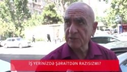 İş yerinizdəki şəraitdən razısızmı?