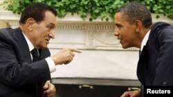 Hosni Mubarak və Barack Obama, 1 sentyabr 2010