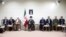 IRAN -- Iranian President Hassan Rohani and his cabinet meet the Supreme Leader Ayatollah Ali Khamenei (center), in Tehran, August 29, 2018