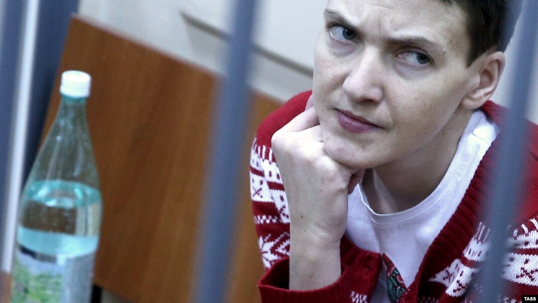 Надежда Савченко в московском суде 4 марта 2015 года