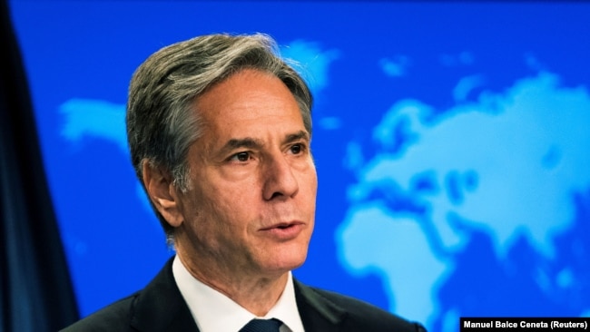 Державний секретар США Ентоні Блінкен.