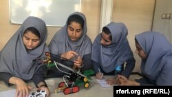 The Afghan girls robotics team