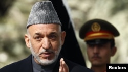 Afghan President Hamid Karzai