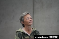 Ірына Слаўнікава пасьля вызваленьня