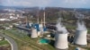 Pogled iz zraka na termoelektranu u Tuzli, Bosna i Hercegovina.