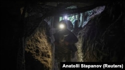 Українські військові в зоні бойових дій на Донеччині
