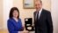 Țveta Karaiancheva cu ministrul de externe rus Sergei Lavrov la Moscova