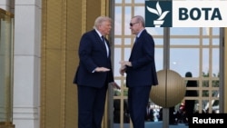 Udhëheqësi amerikan, Donald Trump, dhe ai turk, Recep Tayyip Erdogan. 7 korrik 2026