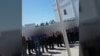 Turkmenistan. Line to withdraw money from ATM in Mary. August 2020