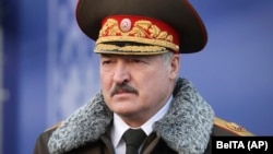 Belarusian President Alyaksandr Lukashenka (file photo)