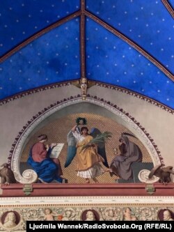 Фреска у соборі в Роскілле
