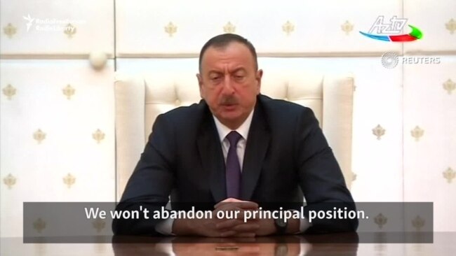 Azerbaijani President Says Armenia Violated International Law