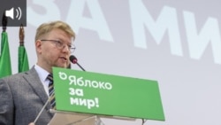 Предедатель партии "Яблоко" Николай Рыбаков 
