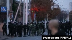 Protest anti-Lukașenka în Minsk, 25 octombrie 2020