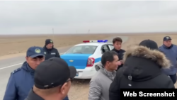 Кытайда кармалган казак жараны Алимнур Турганбайды бошотууну  талап кылган акция. Казакстан, 13-ноябрь 2025-жыл