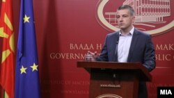 Министерот за информатичко општество и администрација Дамјан Манчевски. 