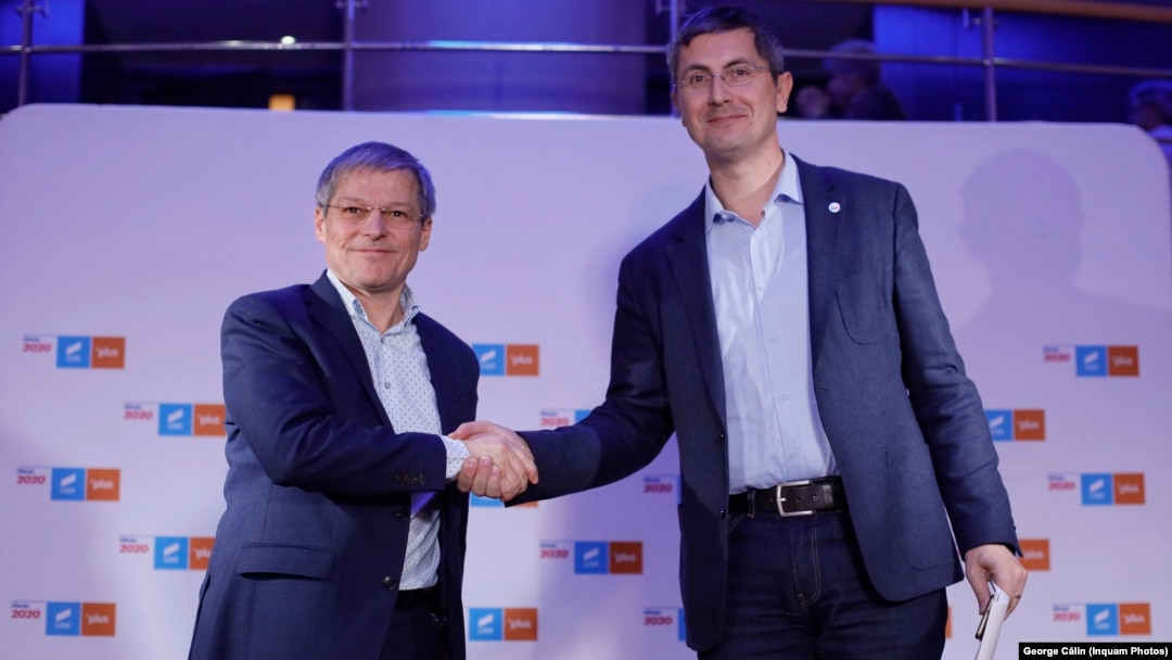 Dan Barna și Dacian Cioloș, liderii Alianței USR-PLUS 