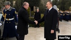 Gürcüstan prezidentinin rəsmi qarşılanma mərasimi - 12 fevral 2014