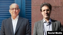 حسین کروبی (راست) و علی شکوری راد (چپ)