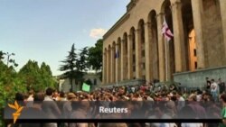 Акция в поддержку марихуаны в Грузии
