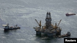 Нефтяная платформа в Мексиканском заливе