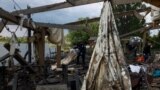 Последствия удара по базе отдыха в селе Черкасская Лозовая, 19 мая