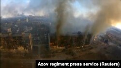 უკრაინის ქალაქი მარიუპოლი. 2022 წლის მარტი.