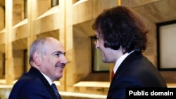 Никол Пашинян и Ираклий Кобахидзе, архивная фотография