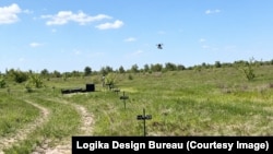 Pengesa kundër dronëve Chaharnyk gjatë testimit në Ukrainë.